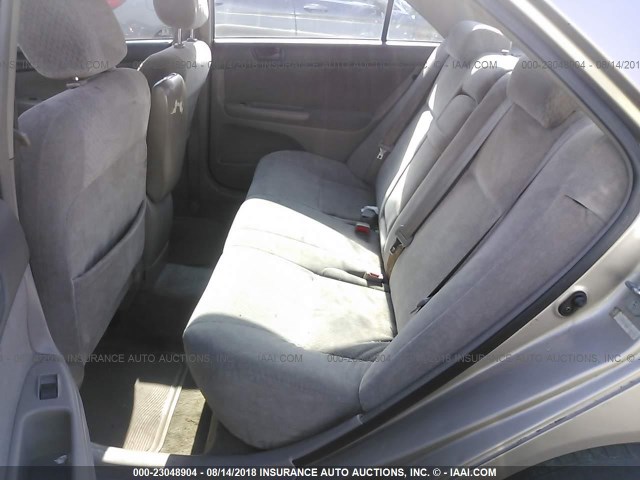 JTDBE32KX30169277 - 2003 TOYOTA CAMRY LE/XLE GOLD photo 8