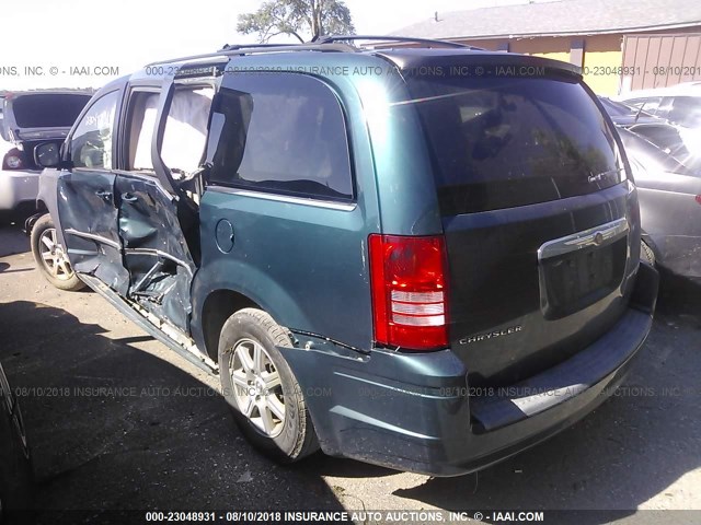 2A8HR54109R563831 - 2009 CHRYSLER TOWN & COUNTRY TOURING GREEN photo 3