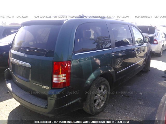 2A8HR54109R563831 - 2009 CHRYSLER TOWN & COUNTRY TOURING GREEN photo 4