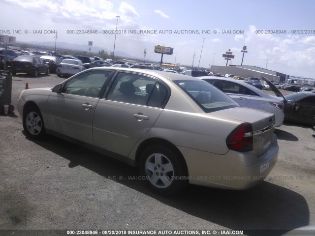 1G1ZT52854F113596 - 2004 CHEVROLET MALIBU LS ოქროსფერი ფოტო 3