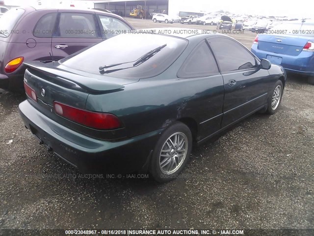 JH4DC4360XS004191 - 1999 ACURA INTEGRA GS GREEN photo 4