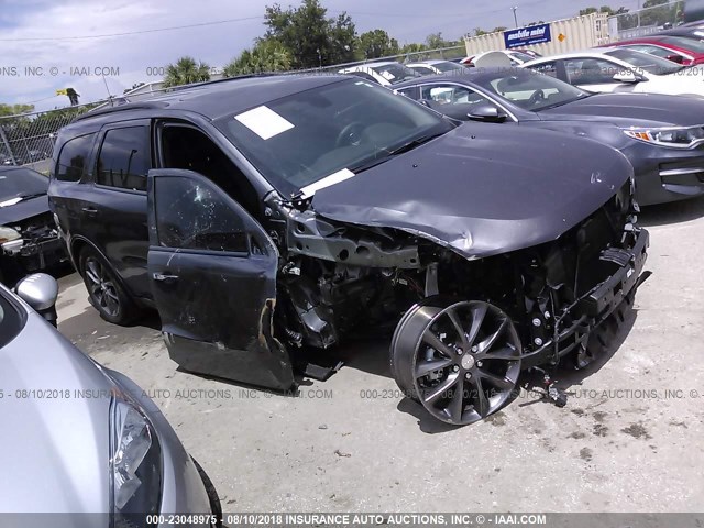 1C4RDHDG6JC323681 - 2018 DODGE DURANGO GT GRAY photo 1