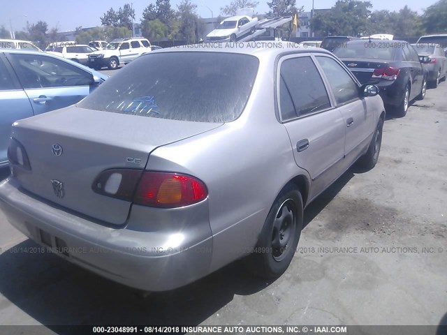 1NXBR18E8WZ011989 - 1998 TOYOTA COROLLA VE/CE/LE 金色 照片 4