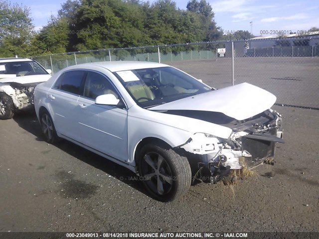 1G1ZJ57B394152247 - 2009 CHEVROLET MALIBU 2LT WHITE photo 1