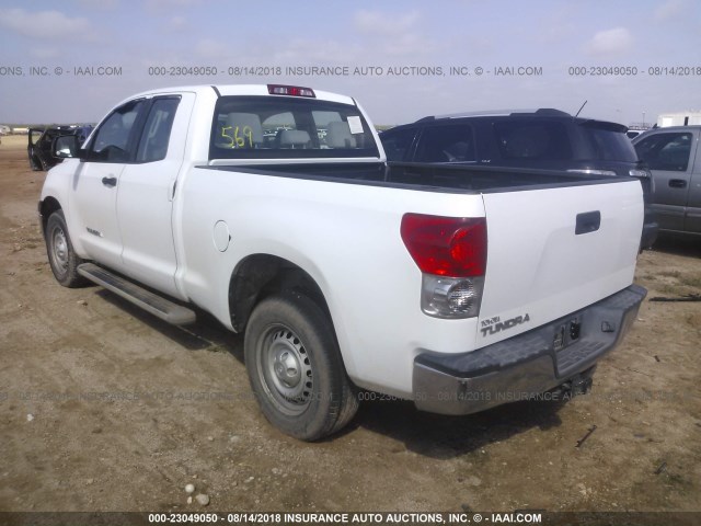 5TFRU54138X011492 - 2008 TOYOTA TUNDRA DOUBLE CAB/DOUBLE CAB SR5 WHITE photo 3