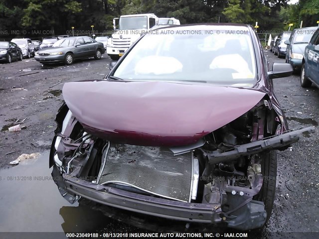 5J6RM4H31DL060305 - 2013 HONDA CR-V LX 勃艮第红 照片 6