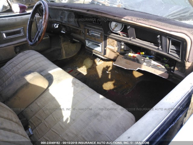 1G2BT69H5FX278196 - 1985 PONTIAC PARISIENNE BROUGHAM BROWN photo 5