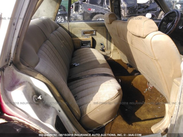 1G2BT69H5FX278196 - 1985 PONTIAC PARISIENNE BROUGHAM BROWN photo 8