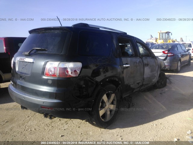 1GKKRRED6CJ424168 - 2012 GMC ACADIA SLT-1 Чорний фото 4