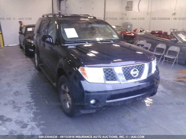 5N1AR18WX7C640133 - 2007 NISSAN PATHFINDER LE/SE/XE BLACK photo 1