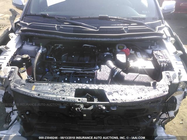 1FM5K8F89JGA85212 - 2018 FORD EXPLORER LIMITED SILVER photo 10