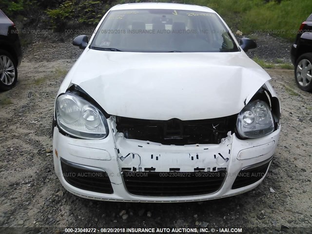 3VWEG71K87M144832 - 2007 VOLKSWAGEN JETTA WOLFSBURG 白色 照片 6