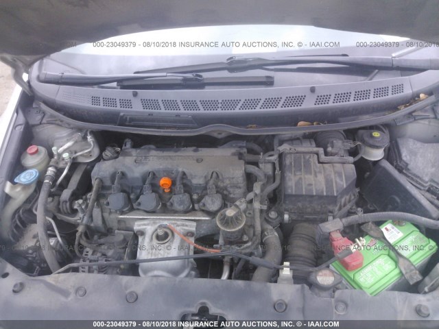 2HGFA1F90AH515128 - 2010 HONDA CIVIC EXL 银色 照片 10