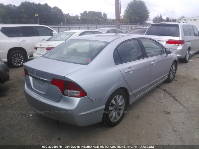 2HGFA1F90AH515128 - 2010 HONDA CIVIC EXL 银色 照片 4
