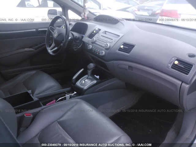 2HGFA1F90AH515128 - 2010 HONDA CIVIC EXL 银色 照片 5