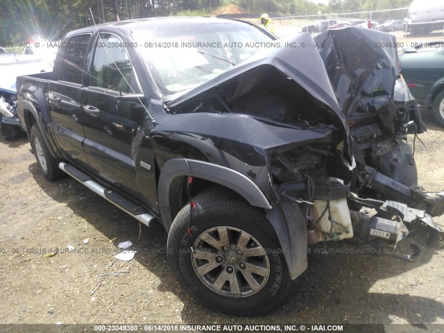 1Z7HC38K86S576437 - 2006 MITSUBISHI RAIDER DUROCROSS BLACK photo 1