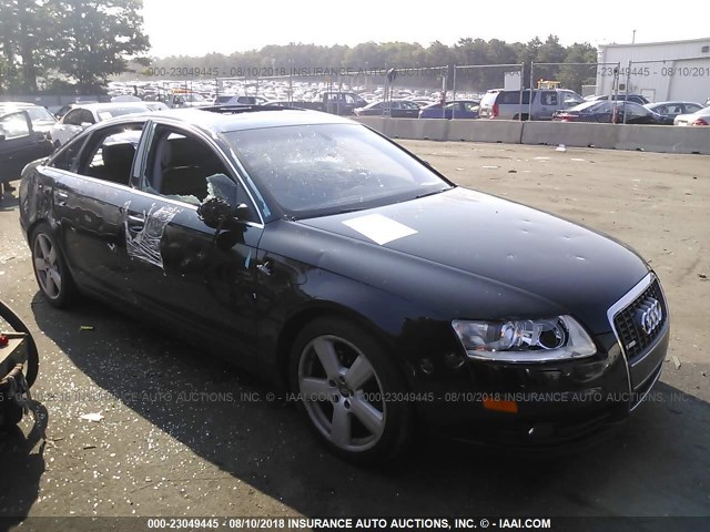 WAUDH74F08N130874 - 2008 AUDI A6 3.2 QUATTRO BLACK photo 1