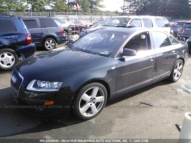 WAUDH74F08N130874 - 2008 AUDI A6 3.2 QUATTRO BLACK photo 2