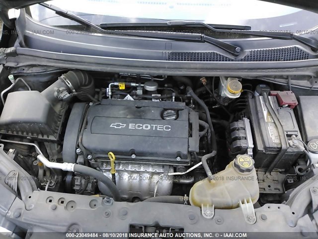 1G1JA5SH2D4179912 - 2013 CHEVROLET SONIC LS 黑色 照片 10