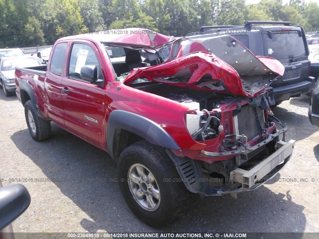 5TEUX42N07Z428738 - 2007 TOYOTA TACOMA ACCESS CAB Rot Foto 1