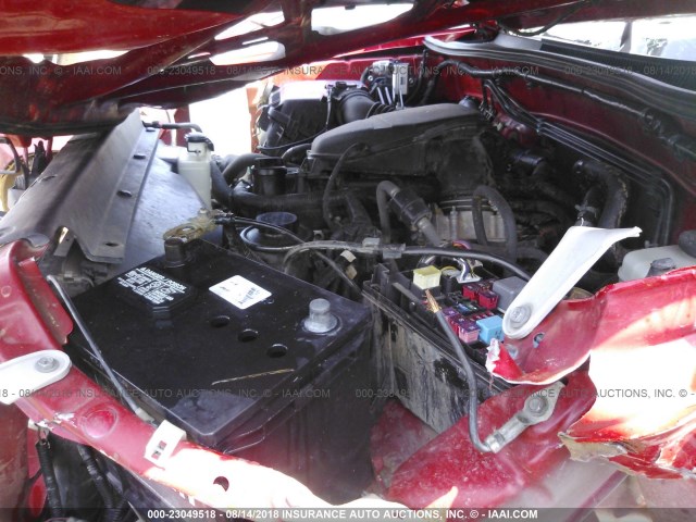5TEUX42N07Z428738 - 2007 TOYOTA TACOMA ACCESS CAB Rot Foto 10