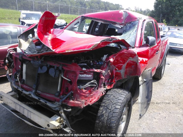 5TEUX42N07Z428738 - 2007 TOYOTA TACOMA ACCESS CAB Rot Foto 2