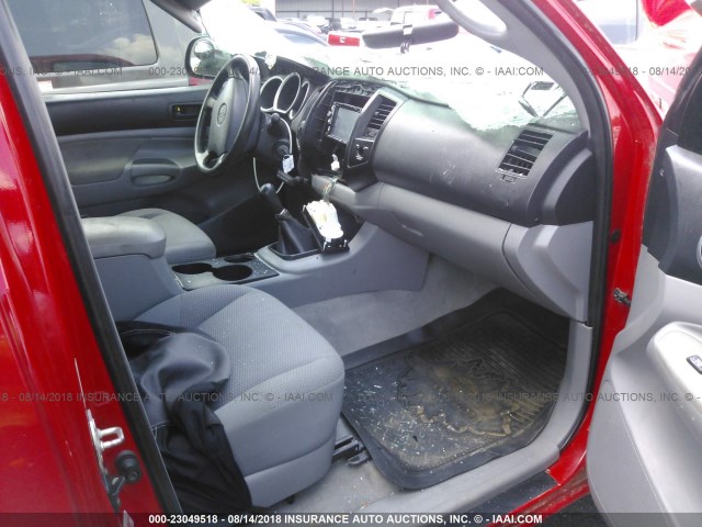5TEUX42N07Z428738 - 2007 TOYOTA TACOMA ACCESS CAB Rot Foto 5