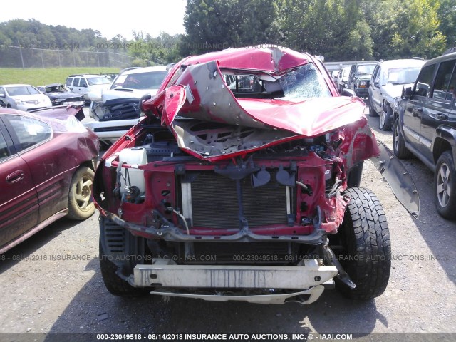 5TEUX42N07Z428738 - 2007 TOYOTA TACOMA ACCESS CAB RED photo 6