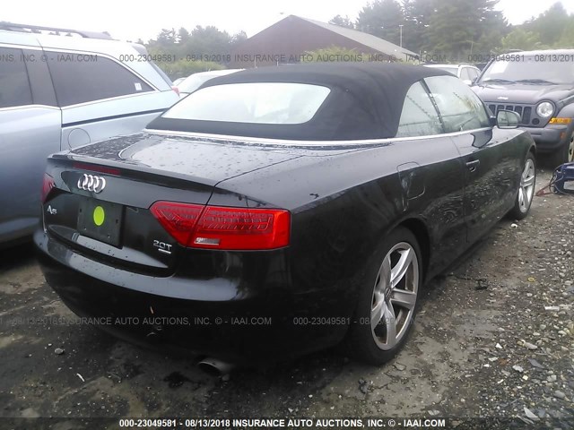 WAULFAFH0EN001901 - 2014 AUDI A5 PREMIUM PLUS BLACK photo 4