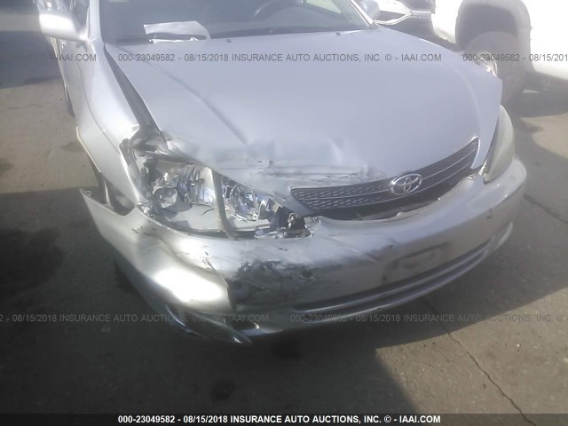 4T1BE30K13U162841 - 2003 TOYOTA CAMRY LE/XLE/SE Gümüş foto 6