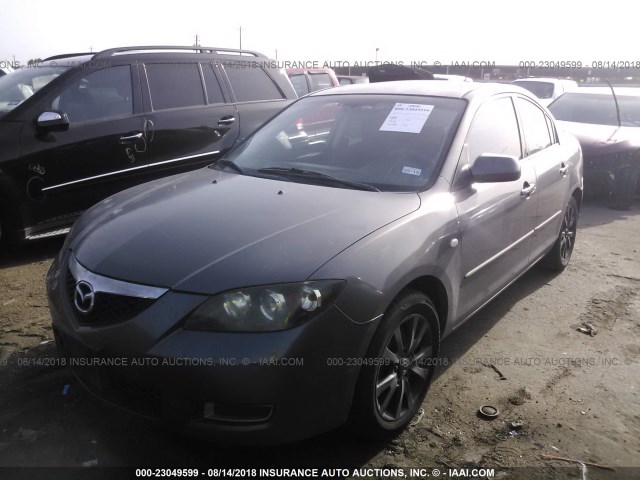 JM1BK12F671684700 - 2007 MAZDA 3 I GRAY photo 2