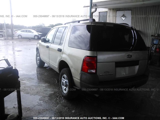1FMZU62K23UA10776 - 2003 FORD EXPLORER XLS/XLS SPORT TAN photo 3