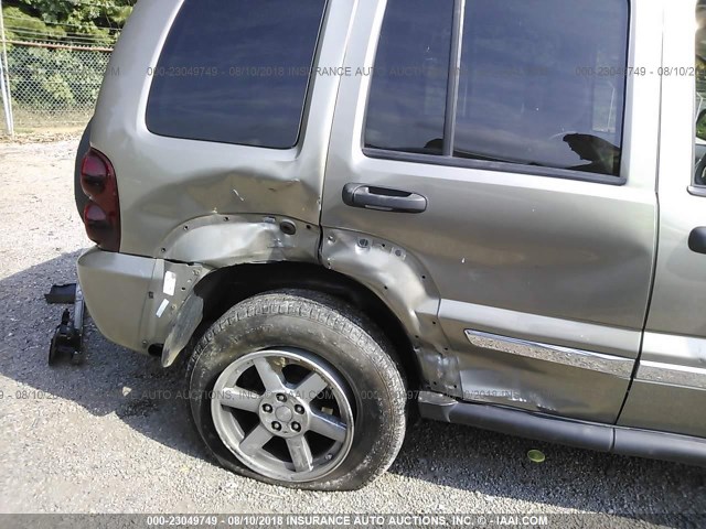 1J4GL58K87W521719 - 2007 JEEP LIBERTY LIMITED GOLD photo 6