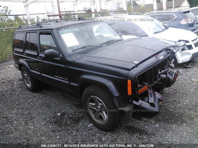 1J4FF58S31L502295 - 2001 JEEP CHEROKEE CLASSIC/LIMITED BLACK photo 1