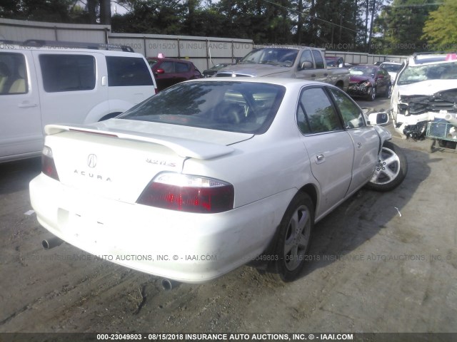 19UUA56812A019647 - 2002 ACURA 3.2TL TYPE-S WHITE photo 4