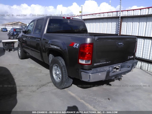 2GTEK13YX81104082 - 2008 GMC SIERRA K1500 GRAY photo 3