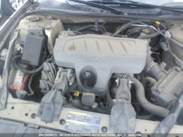 2G2WP552871208028 - 2007 PONTIAC GRAND PRIX GOLD photo 10