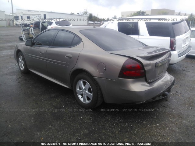 2G2WP552871208028 - 2007 PONTIAC GRAND PRIX GOLD photo 3
