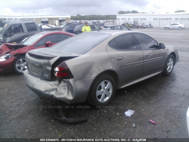 2G2WP552871208028 - 2007 PONTIAC GRAND PRIX GOLD photo 4