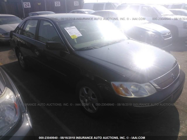 4T1BF28B91U167455 - 2001 TOYOTA AVALON XL/XLS BLACK photo 1