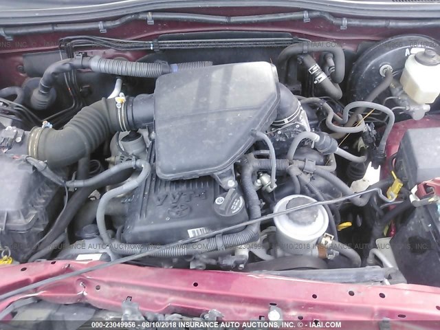 5TETX22NX7Z459365 - 2007 TOYOTA TACOMA ACCESS CAB Rot Foto 10