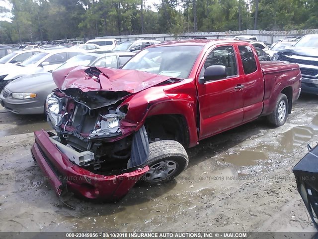5TETX22NX7Z459365 - 2007 TOYOTA TACOMA ACCESS CAB Rot Foto 2