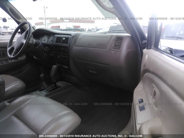 5TEHN72NX2Z109204 - 2002 TOYOTA TACOMA DOUBLE CAB მწვანე ფოტო 5