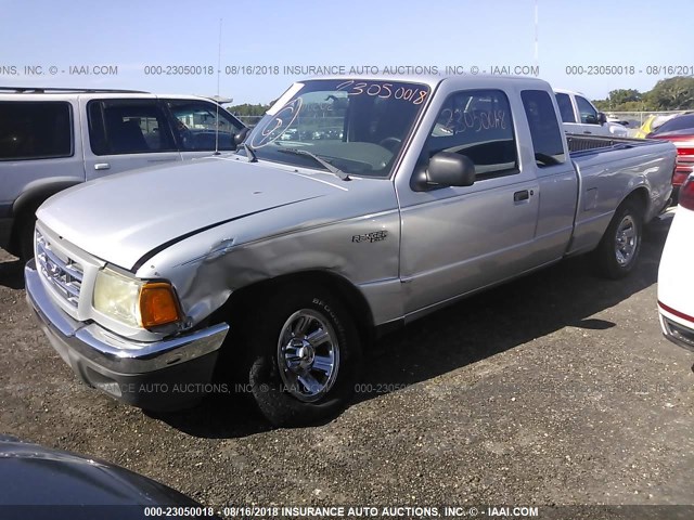 1FTYR44V53PA90425 - 2003 FORD RANGER SUPER CAB SILVER photo 2