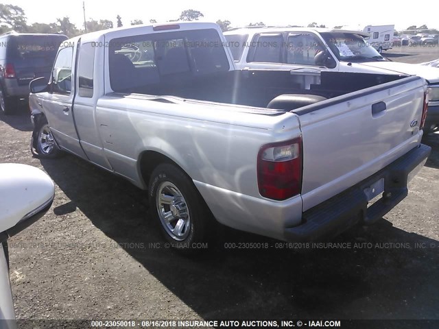 1FTYR44V53PA90425 - 2003 FORD RANGER SUPER CAB SILVER photo 3