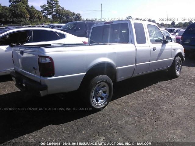 1FTYR44V53PA90425 - 2003 FORD RANGER SUPER CAB SILVER photo 4