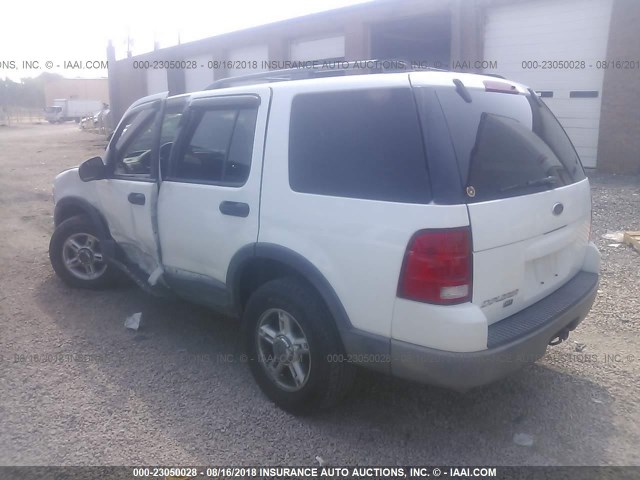 1FMZU63K33UC43810 - 2003 FORD EXPLORER XLT/XLT SPORT/NBX 白色 照片 3