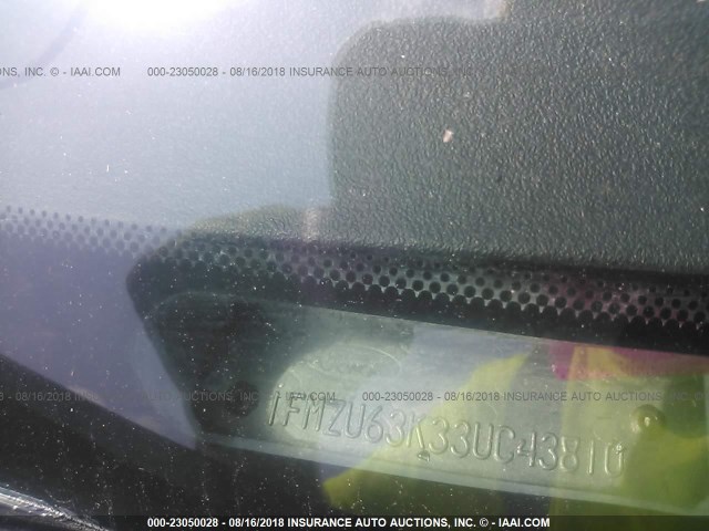 1FMZU63K33UC43810 - 2003 FORD EXPLORER XLT/XLT SPORT/NBX 白色 照片 9