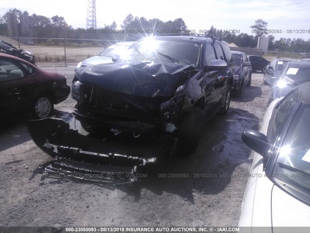 1GNSCBE00DR349642 - 2013 CHEVROLET TAHOE C1500 LT BLACK photo 2