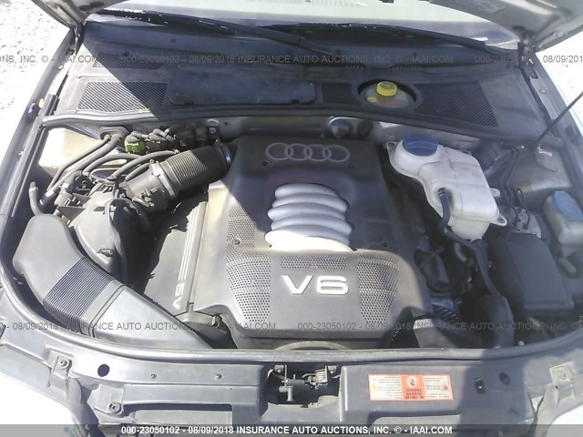 WAUAH68D41A083707 - 2001 AUDI A4 2.8 SILVER photo 10